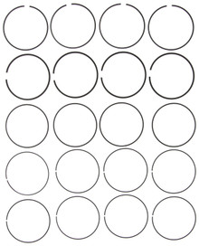 Mahle 42141CP.030 - Rings Toyota 2.4L 2AZFE 2001-2007 Plain Ring Set
