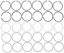 Mahle 42001CP.040 - Rings Toyota 3.4L 5VZFE DOHC V6 1995 - 2003  Set 2C4911040 Chrome Ring Set