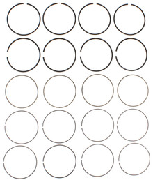 Mahle 42096CP.030 - Rings Honda 2.0L B20B4 1997 - 2002 Chrome Ring Set