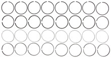 Mahle 41940.020 - Rings Ford Trk 6.0L 363 CID Powerstroke Turbo Diesel 2003-2004 Moly Ring Set