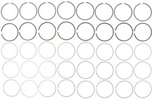Mahle 42115CP.030 - Rings GM 4.6L V8 LD8 L37 LH2 2006 - 2010 Moly Ring Set