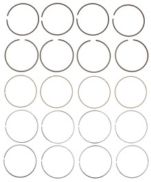 Mahle 42079CP.010 - Rings GM 2.2L Ecotec DOHC LAP/LE8 Engines 2009 - Up With 2.0MM Oil Ring Moly Ring Set