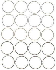 Mahle 42079CP.020 - Rings GM 2.2L Ecotec DOHC LAP/LE8 Engines 2009 - Up With 2.0MM Oil Ring Moly Ring Set