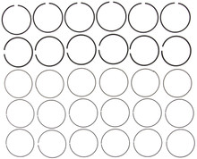 Mahle 42075CP - Rings GM 3.5L LX9 2004 - 2007 6cyl Moly Ring Set