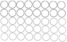 Mahle 42149CP.030 - Rings Ford 5.0L Coyote DOHC 2011 - Up Moly Ring Set
