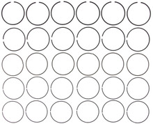 Mahle 42146CP.040 - Rings Ford 3.7L V6 Turbo / Non Turbo 2010 - Up Moly Ring Set