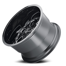 Mayhem 8107-2937BM18 - Offroad Wheels Cogent 8107 GB 20x9 Milled Spokes Gloss Black 18 Off Set 6 Lug 5.71 BSM 106 Bore Cast Aluminum