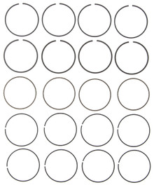 Mahle 42260CP - Rings Suzuki 1.3L 1298cc 3 Ring Piston 1986 - 1997 Chrome Ring Set