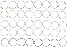 Mahle 42215CP - Rings Toyota 5.7L 3URFBE / 3URFE 1999 - 2011 Plain Ring Set