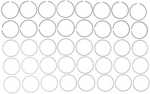 Mahle 42240CP - Rings Toyota 4.7L V8 2UZFE 1998-2009 Plain Ring Set