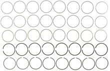 Mahle 42217CP.020 - Rings GM 6.2L GenV Direct Inj LT1 / L86 Version II 2014 - Up Moly Ring Set