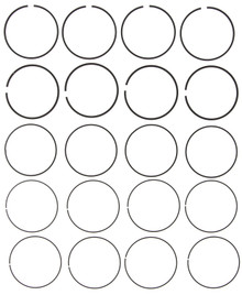 Mahle 42282CP - Rings Ford 2.0L GTDI Duratec Turbo / Non Turbo 2011-2015 Moly Ring Set