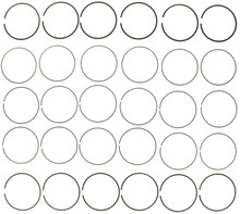 Mahle 42239CP.020 - Rings Nissan 3.5L 3498cc VQ35DE DOHC 2001-2010 Chrome Ring Set