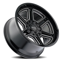 Mayhem 8117-2937BM - Offroad Wheels Hermosa 8113 BM 20x9 Milled Black 18 Off Set 6 Lug 5.71 BSM 106 Bore Cast Aluminum