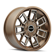 Mayhem 8118-2952MZ - 8118 Ordinance 20x9 / 5x127/139.7 BP / 87.1mm Hub Matte Bronze Wheel w/ Milled Spokes