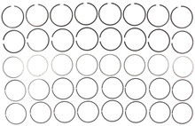 Mahle 50784CP.040 - Rings Buick 400 Eng 1978 Olds 400 Eng 1975 Pontiac 428 Eng 67-82 Plain Ring Set