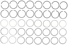 Mahle 50141CP - Rings Buick 364 Eng 57-61 Chevy 348/396/400/402 Engs 58-61 70-77 Chevy Trk Plain Ring Set