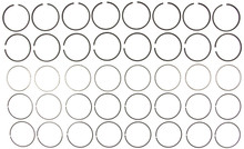 Mahle 50203CP.030 - Rings Chevy 427/454 Engs 66-77 Chevy Trk 454 7.4L Eng 70-90 Chry 383 Eng Plain Ring Set