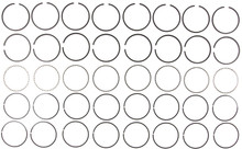 Mahle 50076CP.030 - Rings Checker 283/307 Engs 65-70 Chevy 283/307 Engs 57-73 Chevy Marine Plain Ring Set