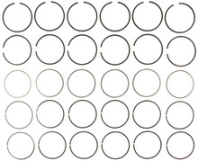Mahle 50668CP - Rings AMC 199/232/258 Engs 64-87 Buick 225 Eng 64-67 Gray Int Trk Jeep Plain Ring Set