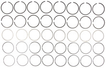 Mahle 50722 - Rings Chry 440 Eng 66-78 Chry Ind Engs Dodge 440 Eng 66-78 Dodge Trk Plain Ring Set