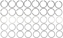 Mahle 50134CP.040 - Rings Dearborn Marine Ford 361/390 Engs 61-71 Ford Ind Ford Trk 360/390 Plain Ring Set