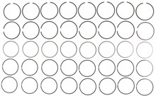 Mahle 51137CP.060 - Rings Buick 305 5.0L Eng 77-91 Checker 305 5.0L Eng 78-80 Chevy 305 Plain Ring Set