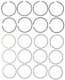 Mahle 51457CP - Rings Chry 156 2.6L Eng 84-89 Mits. 2555cc Eng 84-89 Plain Ring Set