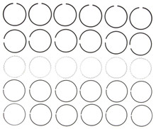 Mahle 51361 - Rings Toyota 2759cc 5MGE 2954cc 7MGE Eng 82-93 Plain Ring Set