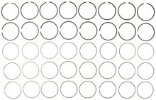 Mahle 51556CP - Rings GMC Pass 273 4.5L Eng 88-92 300 4.9L Eng 91-94 Plain Ring Set