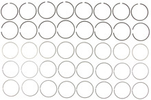 Mahle 51785CP - Rings GMC Pass 350 5.7L Eng 96-99 GMC Trk 350 5.7L Eng 96-99 Plain Ring Set