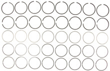 Mahle 51247CP.030 - Rings Ford Trk 370 6.1L Med. Duty Eng 79-92 Plain Ring Set