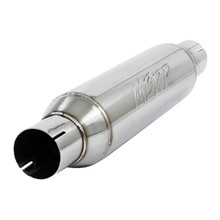 MBRP R1012 - Exhaust Resonator 2.5 Inch Inlet/Outlet 16 Inch Body 20 Inch Overall T304 Stainless Steel
