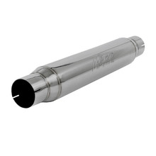 MBRP R1017 - Exhaust Resonator 3 Inch Inlet/Outlet 22 Inch Body 26 Inch Overall T304 Stainless Steel
