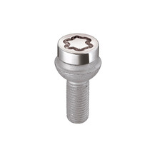 McGard 28175 - Wheel Lock Bolt Set - 4pk. (Radius Seat) M12X1.5 / 17mm Hex / 23.3mm Shank Length - Chrome