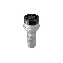 McGard 27316 - Wheel Lock Bolt Set - 4pk. (Cone Seat) M12X1.25 / 17mm Hex / 22.0mm Shank Length - Black