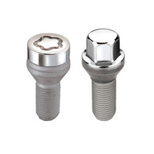 McGard 67205 - 5 Lug Hex Install Kit w/Locks (Cone Seat Bolt) M14X1.5 / 17mm Hex / 30.5mm Shank L. - Chrome