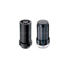 McGard 65510BK - SplineDrive Tuner 5 Lug Install Kit w/Locks & Tool (Cone) M14X1.5 / 1in. Hex - Blk