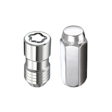 McGard 84805 - 8 Lug Hex Install Kit w/Locks (Cone Seat Nut) M14X2.0 / 13/16 Hex / 2.25in. Length - Chrome