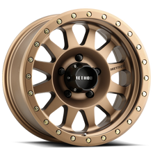 Method Wheels MR30478555900 - Aluminum Wheels 17x8.5 Double Standard MR304 Bolt Pattern 5 On 139.7 Offset 0 Lip Size 2.6 Method Bronze BRZ Method