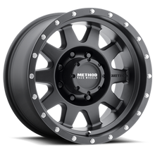 Method Wheels MR30179087512N - Aluminum Wheels 17x9 The Standard MR301 Bolt Pattern 8 On 170 Offset -12 Lip Size 3.46 Matte Black MB Method