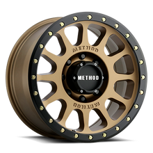 Method Wheels MR30578587900 - Aluminum Wheels 17x8.5 NV MR305 Bolt Pattern 8 On 170 Offset 0 Lip Size 1.3 Method Bronze BRZ Black Street Loc Method