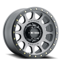 Method Wheels MR30578580800 - Aluminum Wheels 17x8.5 NV MR305 Bolt Pattern 8 On 165.1 Offset 0 Lip Size 1.3 Titanium TT Matte Black Lip Method
