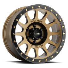 Method Wheels MR30589060912N - Aluminum Wheels 18x9 NV MR305 Bolt Pattern 6 On 139.7 Offset -12 Lip Size 1.46 Method Bronze BRZ Black Street Loc Method