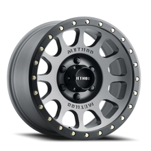 Method Wheels MR30589060818 - Aluminum Wheels 18x9 NV MR305 Bolt Pattern 6 On 139.7 Offset 18 Lip Size 1.38 Titanium TT Matte Black Lip Method