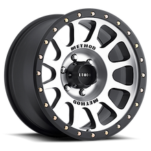 Method Wheels MR30568060300 - Aluminum Wheels 16x8 NV MR305 Bolt Pattern 6 On 139.7 Offset 0 Lip Size 1.57 Black BM Machined Face-Black Street Loc Method