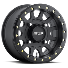 Method Wheels MR40157046543B - Aluminum Wheels 15x7 MR401 Beadlock UTV Bolt Pattern 4 On 156 Offset 13 Lip Size 1.77 Matte Black MB Method