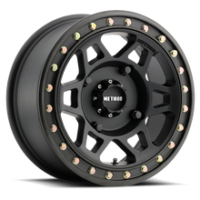 Method Wheels MR40557047552B - Aluminum Wheels 15x7 MR405 Beadlock UTV Bolt Pattern 4 On 136 Offset 38 Matte Black MB Method