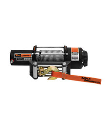 Mile Marker 77-50120W - 5000 LB Winch Waterproof 12V Winch 3.8 HP Permanent Magnet Motor w/1/4 x 50 Foot Cable PE5000 ES
