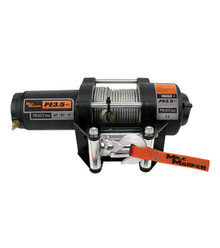Mile Marker 77-50112BW - 3500 LB Winch Waterproof 12V Motor w/1/4 x 50 Foot Cable PE3.5 ES